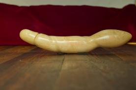 Wooden Dildo Spiral Horn